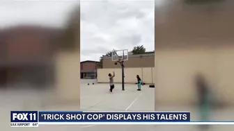 Trick Shot Cop shows off skills in Long Beach