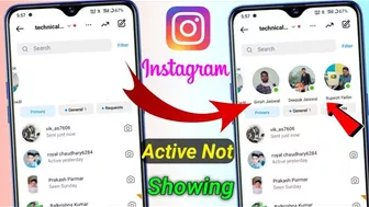 How to fix messenger not showing active friends || Instagram online active friends not showing