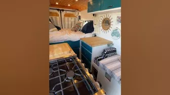 Self Built Camper Van Built for Travel - 48 States in 1 Year #vanlife #vanconversion @LitaandDylan