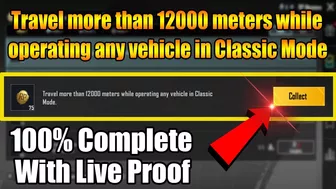 Travel More Than 12000 Meters While Operating Any Vehicle In Classic Mode