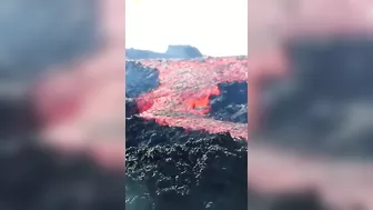 VOLCANO OVERFLOWING LAVA 68 #nature #funny #music #travel #tour #sport #food