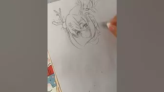 Simple strokes anime | Draw so easy Anime #drawsoeasyanime #shorts #drawing #art