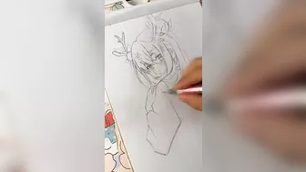 Simple strokes anime | Draw so easy Anime #drawsoeasyanime #shorts #drawing #art