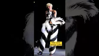 Miley Cyrus Strange Outfits #celebrity #shortsvideo #mileycyrus