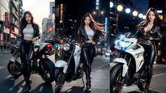 【AI Look Book】Dhoom3 Phantom Rider Girl like Aamir Khan