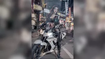 【AI Look Book】Dhoom3 Phantom Rider Girl like Aamir Khan