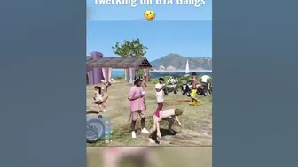 Twerking On Gang Members???? #gta #gtarp #gtatrolling #gtafunnymoments #fivem #gtaviral #fyp