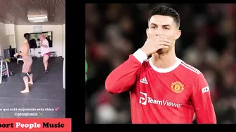 Georgina Rodriguez Twerk session & Cristiano Ronaldo reaction #georginagio #dance #twerk #cr7