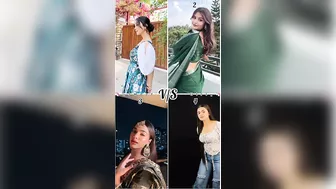 Who is best guys ??????? | Simpal kharel tiktok vs ayantika vs sunaina vs dipika #trending #viral