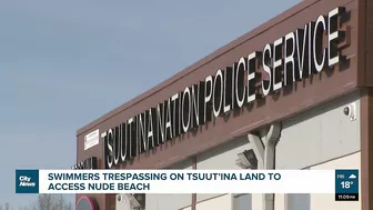 Swimmers trespassing on Tsuut’ina land to access nude beach