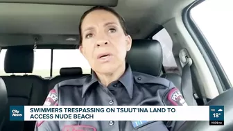 Swimmers trespassing on Tsuut’ina land to access nude beach