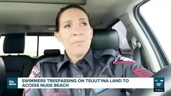 Swimmers trespassing on Tsuut’ina land to access nude beach