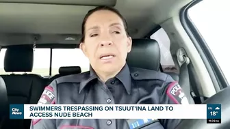 Swimmers trespassing on Tsuut’ina land to access nude beach