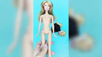 Así hago un Bikini para Barbie ????????️ #shorts #outfit #manualidades #viral #genial