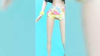 Así hago un Bikini para Barbie ????????️ #shorts #outfit #manualidades #viral #genial