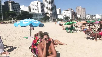 ???????? Ipanema Brazil Summer 2023 Hangout with Bikini Girls Beach Walking ????????