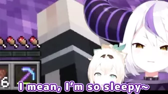 Lui Notices Laplus Falling Asleep During Their Stream...【Hololive】