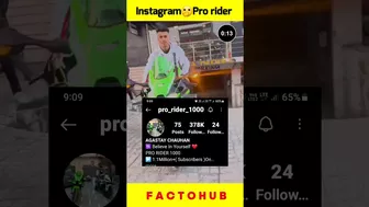 Pro Rider 1000 Instagram Account Not Open - #shorts #prorider1000 #uk07rider