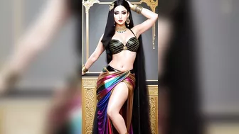 Indian models belly dancer AI generated | Indian women #saree #lookbook #bikini #beautiful #ai룩북