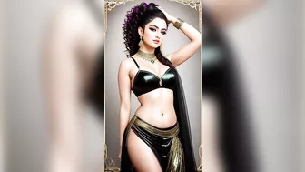 Indian models belly dancer AI generated | Indian women #saree #lookbook #bikini #beautiful #ai룩북