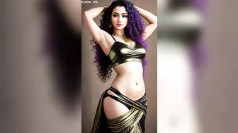 Indian models belly dancer AI generated | Indian women #saree #lookbook #bikini #beautiful #ai룩북