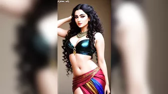 Indian models belly dancer AI generated | Indian women #saree #lookbook #bikini #beautiful #ai룩북