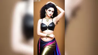 Indian models belly dancer AI generated | Indian women #saree #lookbook #bikini #beautiful #ai룩북