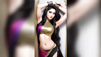 Indian models belly dancer AI generated | Indian women #saree #lookbook #bikini #beautiful #ai룩북