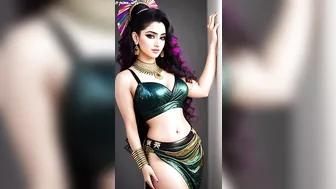 Indian models belly dancer AI generated | Indian women #saree #lookbook #bikini #beautiful #ai룩북