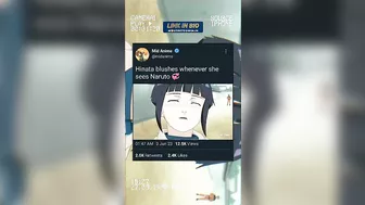 Hinata blushes whenever she sees Naruto ????| Naruto #naruto #narutoshippuden #anime