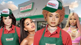 Celebrities at Krispy Kreme