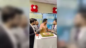 Cutting a cake ???? www.zamelect.ae Tiktok star Roman Bro#Abdul Ghafoor#Muhammad_Shakoor