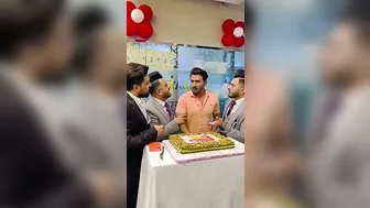 Cutting a cake ???? www.zamelect.ae Tiktok star Roman Bro#Abdul Ghafoor#Muhammad_Shakoor