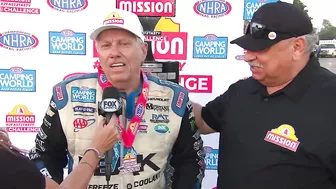 Mission #2Fast2Tasty Challenge Funny Car Winner Indy: John Force