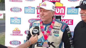 Mission #2Fast2Tasty Challenge Funny Car Winner Indy: John Force