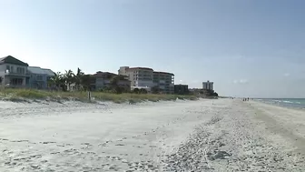 Beach renourishment after Hurricane Idalia