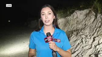 Beach renourishment after Hurricane Idalia