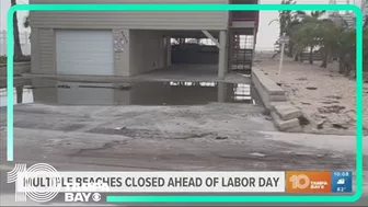 Treasure Island officials ask visitors to avoid Sunset Beach as neighbors work to cleanup after Hurr