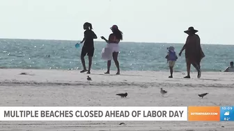 Treasure Island officials ask visitors to avoid Sunset Beach as neighbors work to cleanup after Hurr