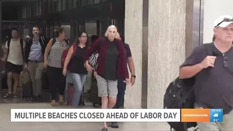 Treasure Island officials ask visitors to avoid Sunset Beach as neighbors work to cleanup after Hurr