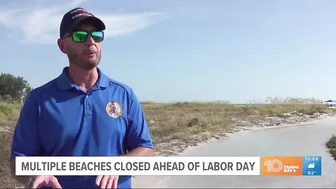 Treasure Island officials ask visitors to avoid Sunset Beach as neighbors work to cleanup after Hurr