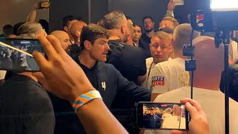 Liam Smith team ALMOST THROW DOWN after Chris Eubank Jr TKO lost at Post fight presser!