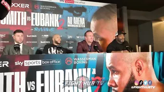 Liam Smith team ALMOST THROW DOWN after Chris Eubank Jr TKO lost at Post fight presser!