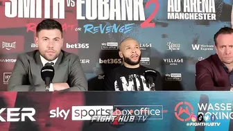 Liam Smith team ALMOST THROW DOWN after Chris Eubank Jr TKO lost at Post fight presser!