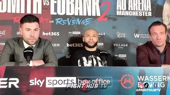 Liam Smith team ALMOST THROW DOWN after Chris Eubank Jr TKO lost at Post fight presser!