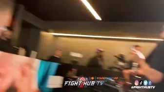 Liam Smith team ALMOST THROW DOWN after Chris Eubank Jr TKO lost at Post fight presser!