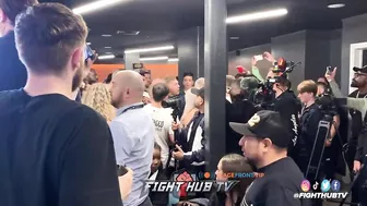 Liam Smith team ALMOST THROW DOWN after Chris Eubank Jr TKO lost at Post fight presser!