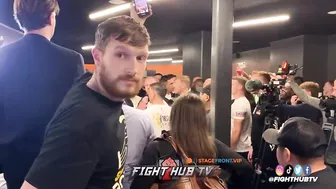 Liam Smith team ALMOST THROW DOWN after Chris Eubank Jr TKO lost at Post fight presser!