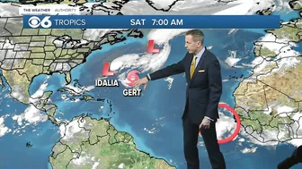 Tracking the Tropics: Models strengthen tropical wave off west coast of Africa