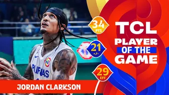 Jordan Clarkson (34 PTS) | TCL Player Of The Game | PHI vs CHN | FIBA Basketball World Cup 2023